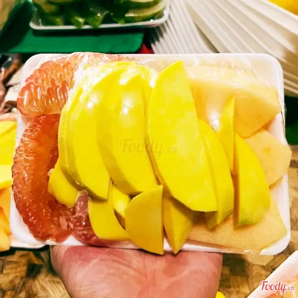 Hình ảnh Set xoài - bưởi da xanh - dưa lưới