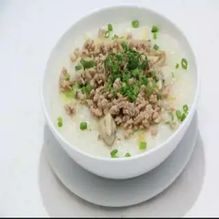 Hình ảnh Cháo thịt băm + ruốc heo