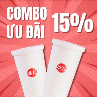 COMBO 2 LY COLD WHISKED MATCHA LATTE - 89.000 ₫ tại 10/10 - Cà Phê & Matcha - Trần Hưng Đạo