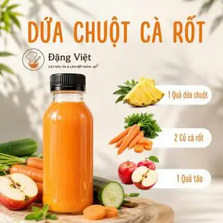 Hình ảnh nước ép mix-vị dứa cà rốt 