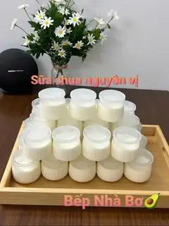 Hình ảnh Sữa chua hũ vị nguyên bản