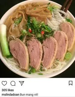 Hình ảnh bún măng vịt