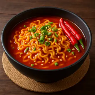 Hình ảnh Mì lẩu cay (tự chọn topping)