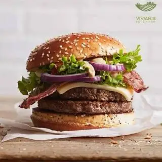 Hình ảnh humbuger bò 2 nhân