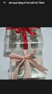 Hình ảnh hộp quà biếu tặng 4 hủ mỗi hủ 75ml