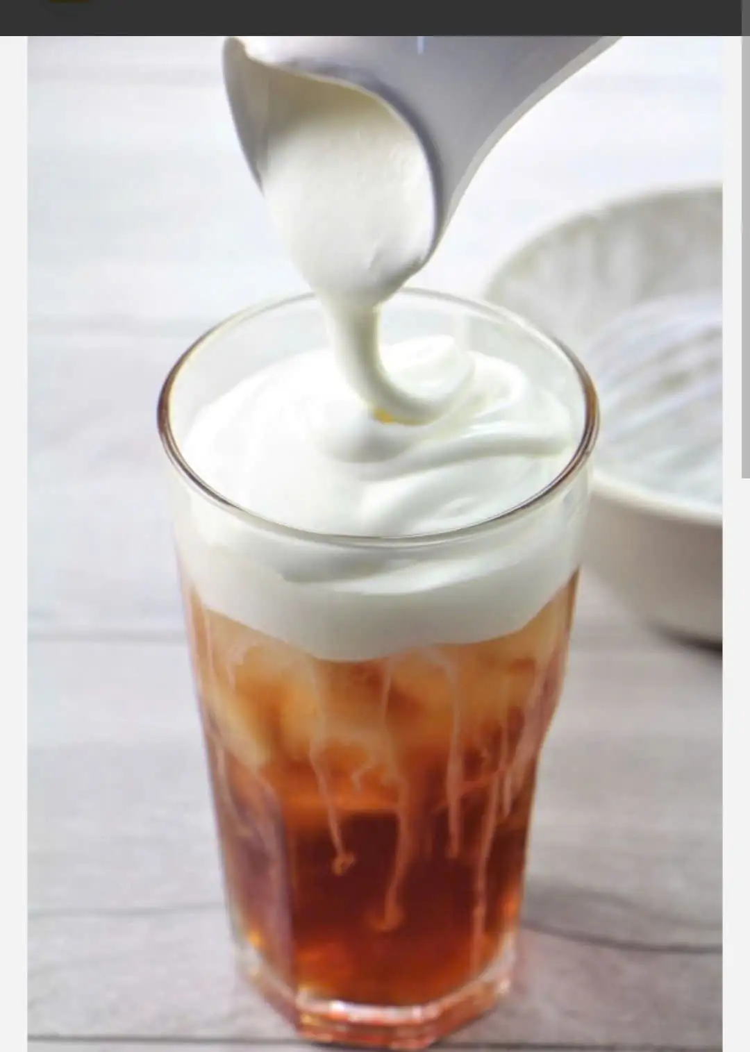Hình ảnh Hồng trà milk foam 