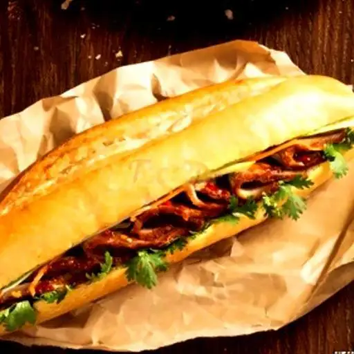 Hình ảnh Bánh mì xá xíu