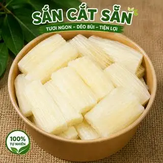 Hình ảnh Củ sắn (củ đậu) cắt sẵn - 300g