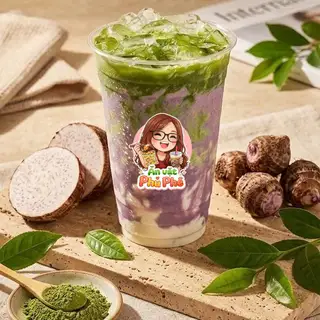 Hình ảnh Matcha Môn Tím
