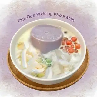 Hình ảnh Chè Dừa Pudding Khoai Môn