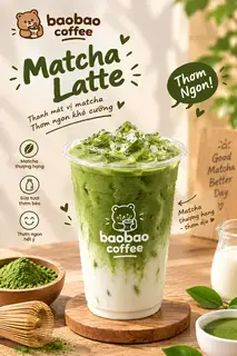 Hình ảnh Matcha latte 