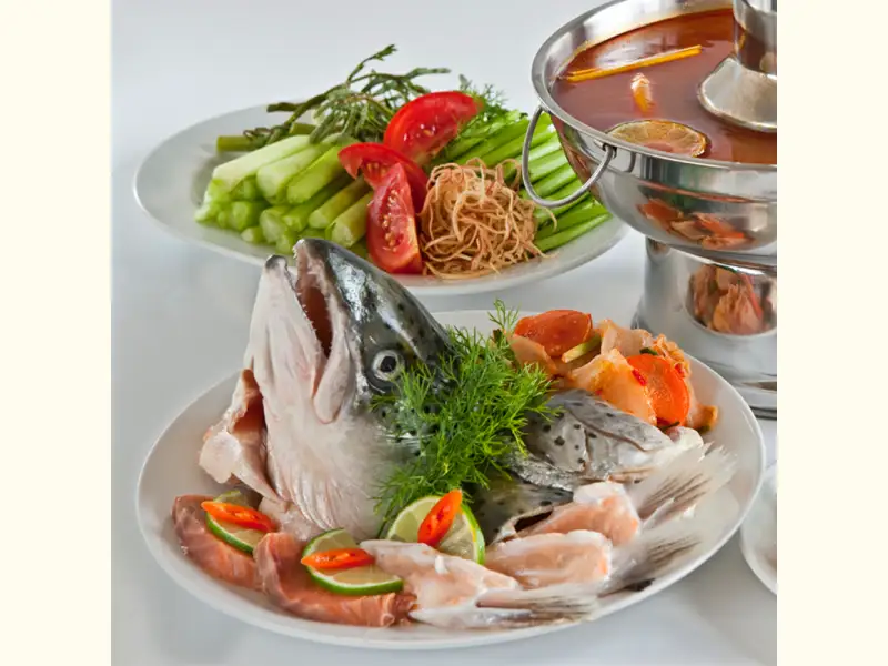 Lẩu Thái Đầu Cá Hồi 1-2 Người Ăn - 210.000 ₫ tại Phong Lẩu - Bún Lẩu Thái - Lương Ngọc Quyến