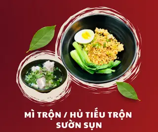 MÌ/ HỦ TIẾU TRỘN SƯỜN SỤN - 70.000 ₫ tại Mì Trộn Bò Xào - Phan Văn Hân