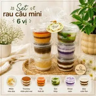 Hình ảnh Set 6 hộp rau câu mini 6 vị