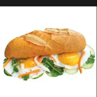 Hình ảnh Bánh mì 2 Trứng ốp la