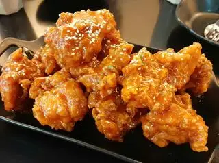 Hình ảnh  Gà sốt ngọt không xương