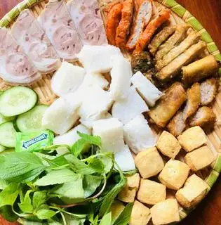 Hình ảnh Bún đậu thập cẩm nhỏ