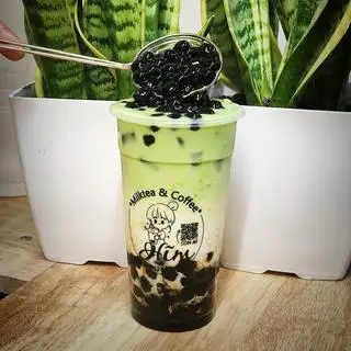 Hình ảnh trà sữa bạc hà 