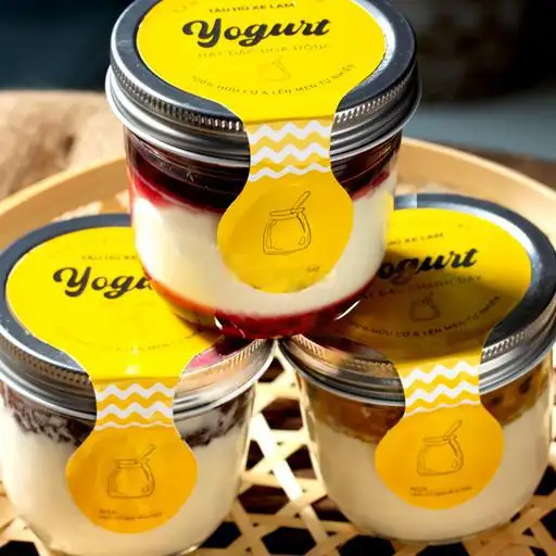 Hình ảnh Yogurt dẻo hạt đác chanh dây - hủ