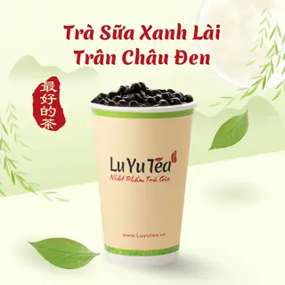 Hình ảnh Trà Sữa Xanh Lài Trân Châu Đen