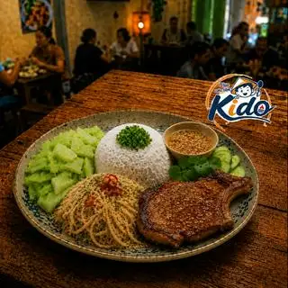 Hình ảnh Cơm Tấm Sườn Cốt Lết Nướng Ngũ Vị