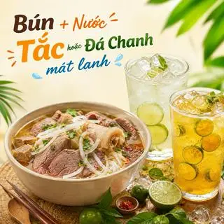 Bún Bò Huế Đặc Biệt + Nước Tắc/Đá Chanh - 95.000 ₫ tại Bún Bò Huế Mỡ Nổi Chị Duyên - Âu Dương Lân
