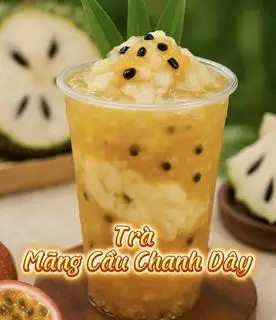Hình ảnh trà mãng cầu chanh dây