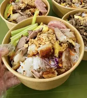Hình ảnh Bún mắm nêm thịt nướng