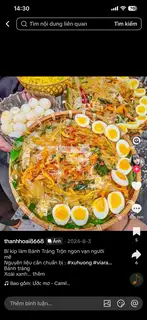 Hình ảnh Bánh tráng trộn full toping