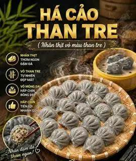 Hình ảnh Há cảo than tre