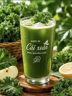 Hình ảnh Nước ép cải xoăn