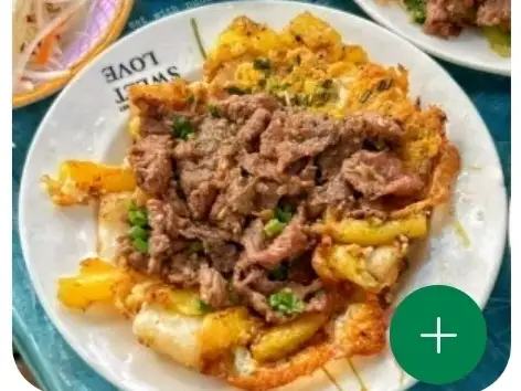 Bột &Nui 2 trứng + Bò - 55.000 ₫ tại Bột Chiên & Mì Xào - Hoàng Diệu