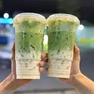 Matcha Latte Sữa Gấu - 48.000 ₫ tại Bún Thịt Nướng & Trà Trái Cây Healthy - Đường Số 5