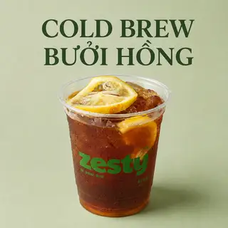 Hình ảnh Coldbrew bưởi hồng
