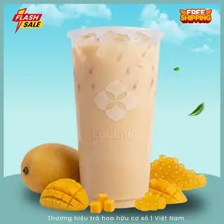 Lục trà sữa xoài - 40.000 ₫ tại Trà Sữa Hạt, Trà Hoa Olong & Trà Trái Cây Lục Lam - Bùi Đình Túy