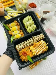 Hình ảnh Bánh tráng cuộn bò trứng size Trung