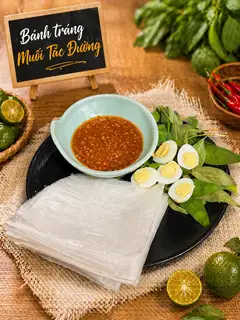 Bánh Tráng Dẻo Cuốn (Muối Tắc Đường , Mỡ Hành) Không Trứng - 32.000 ₫ tại Bánh Tráng Dẻo Cuốn Trộn Y2 - Cách Mạng Tháng Tám