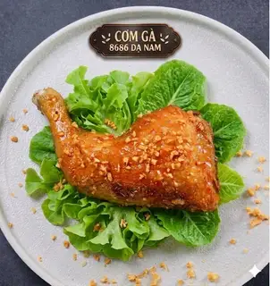 Gà sốt mắm tỏi kg cơm ( đùi gốc tư)  - 60.000 ₫ tại Cơm Gà Xối Mỡ 8686 - Dạ Nam