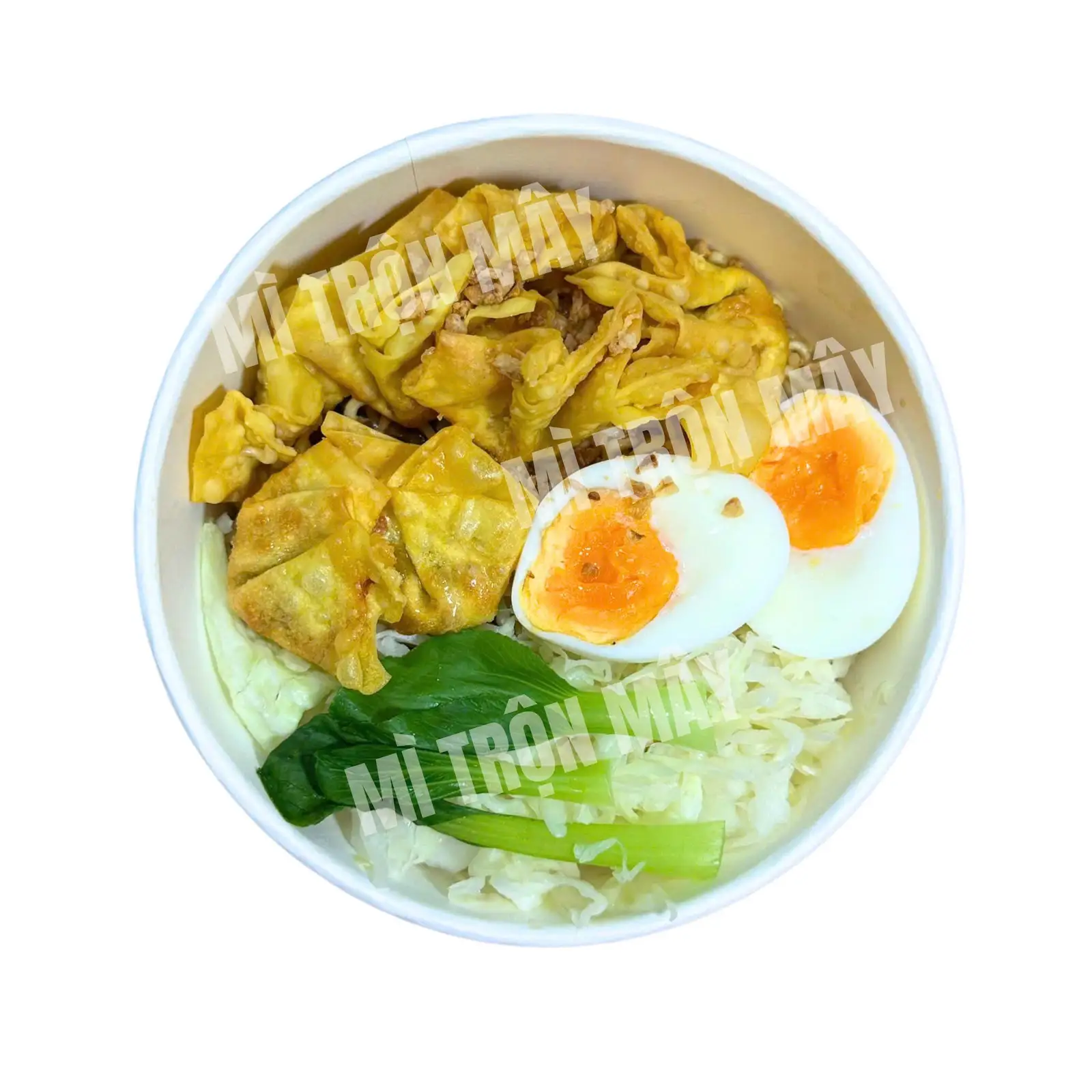 Mì Trộn Hoành Thánh Chiên    - 56.000 ₫ tại Mì Trộn Mây - Cá Viên Chiên & Trà Tắc - Đoàn Văn Bơ