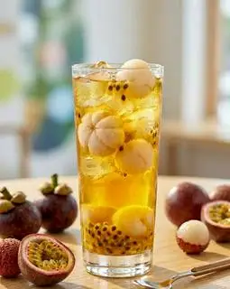 Trà quýt măng cục chanh dây - 48.000 ₫ tại Bông Gạo Coffee - Coffee & Trà - Vĩnh Khánh