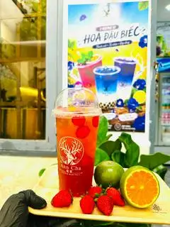 Hình ảnh Trà đào cam dâu (Size L)