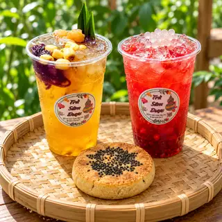 Hình ảnh Combo 1 sen 1 trà dâu 1 hạt dẻ óc chó