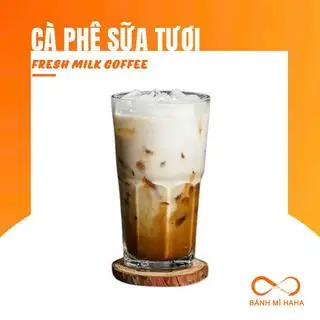Sữa tươi cafe - 27.200 ₫ tại Bánh Mì HAHA - Hoàng Sa