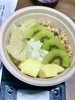 Hình ảnh Hy Lạp Dẻo Matcha Hoa quả & Granola