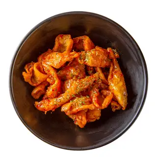 Da gà chiên giòn tắm nước mắm - Da Gà Hỏa Tiễn - 52.000 ₫ tại Chick and Cheese  - Gà Cay Phô Mai & Tokbokki Hàn Quốc - Cao Lỗ