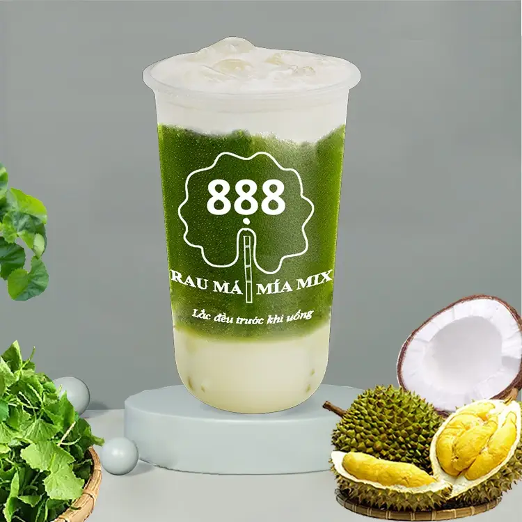 Rau má mix sầu riêng - 38.000 ₫ tại Rau Má & Mía Mix 888 - Gò Dưa