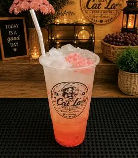 Hình ảnh SODA ỔI HỒNG TOPPING TƯƠI MÁT LY 1000ML TO TỔ NÁI