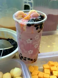 Hình ảnh Trà sữa khoai môn ( có sốt khoai môn)