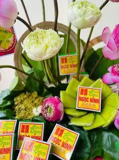 Hình ảnh Set 10c bánh cốm size nhỏ hộp 1 