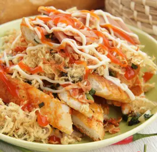 Hình ảnh Bánh mì nướng muối ớt 